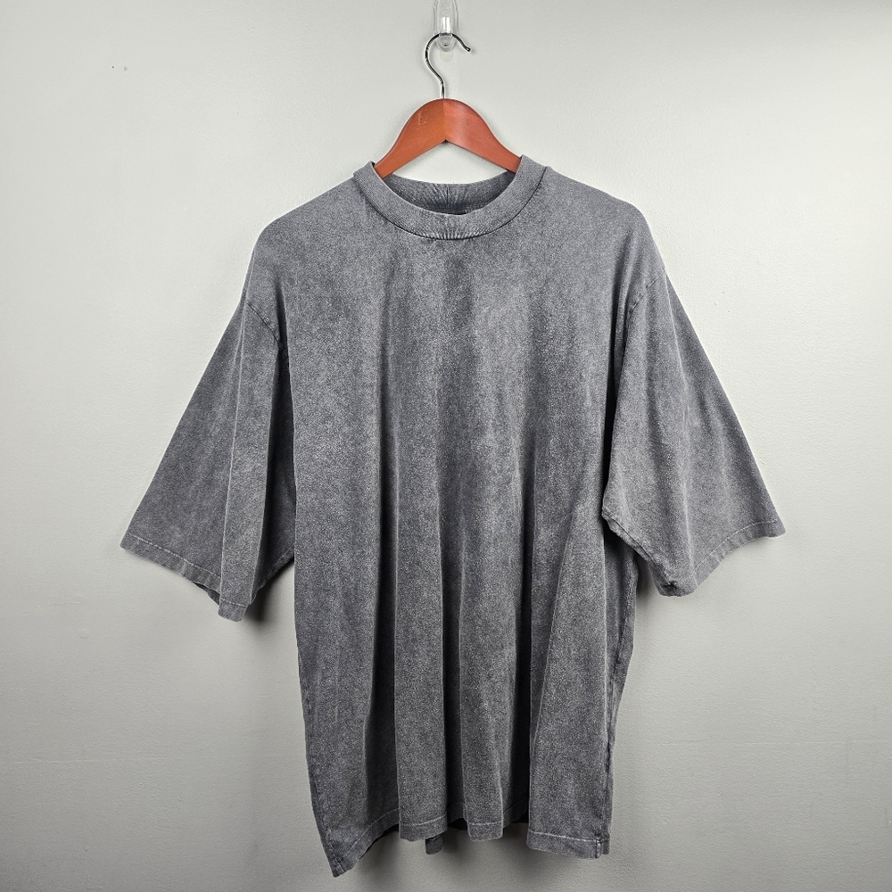 Reclaimed Vintage Oversized Cotton Tee Mineral Wash Gray Unisex Sz S‎ Streetwear